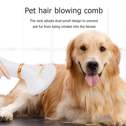 Dry Coat - 2 in 1 Hair Drying Pet Brush