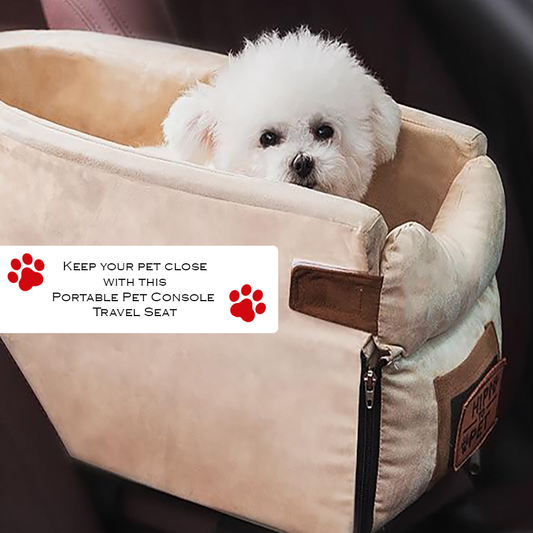 Portable Pet Console Travel Seat