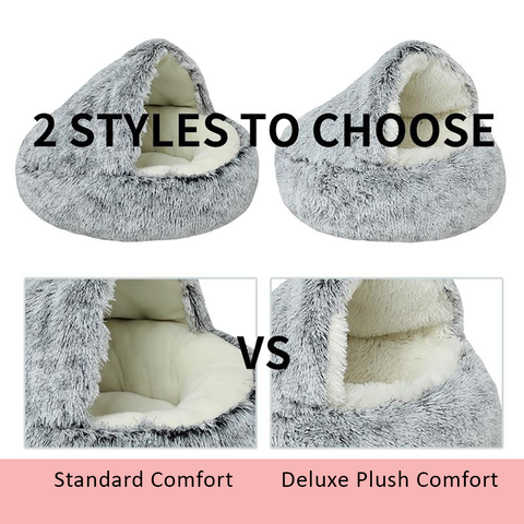 Snuggle Cubby - Hooded Pet Bed