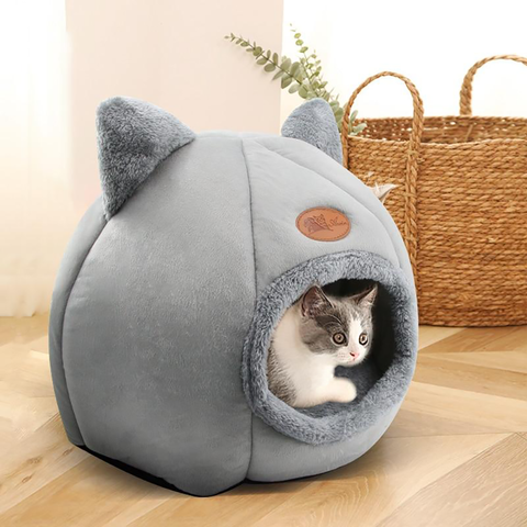 Warm n' Cozy Cat Cave Bed